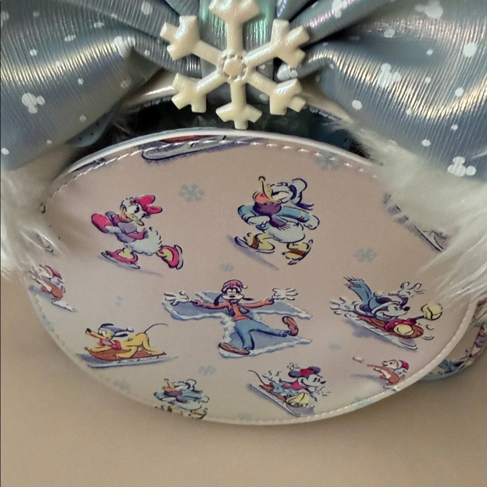 Loungefly Disney Mickey & Friends WinterWonderland & ears 🔸C tiny callout NWT